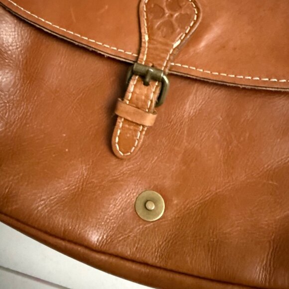 Patricia Nash London Saddle Bag Brown Cross body - Picture 9 of 10